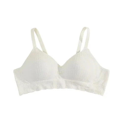 Flowers in water Белый Женские Бюстгальтеры