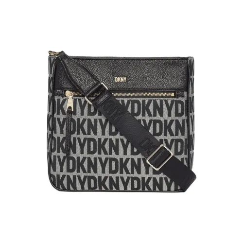 DKNY Подделка Кожа Сумка через плечо Женская Черная