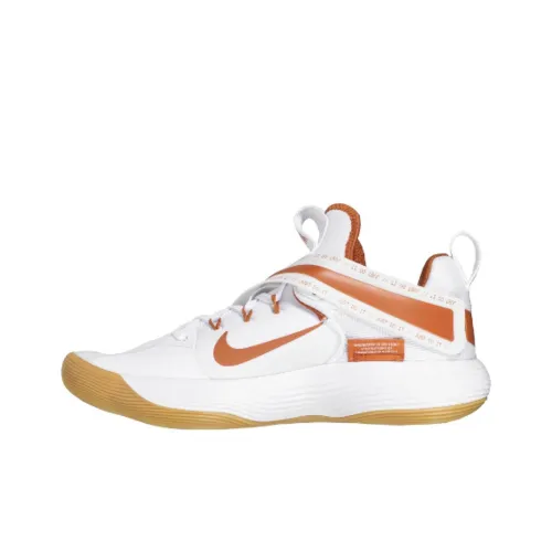 Nike React HyperSet Slip-resistant Abrasion-resistant Low-top Casual Running Shoes Unisex White Brown Найк React HyperSet Противоскользящий Устойчивый к истиранию Низкий Топ Повседневные Беговые Кроссовки Унисекс Белый Коричневый