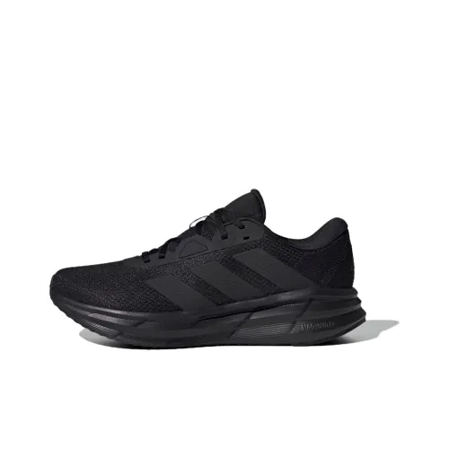 Adidas Galaxy 7 Slip-resistant Abrasion-resistant Low Top Беговые кроссовки Мужские Черные