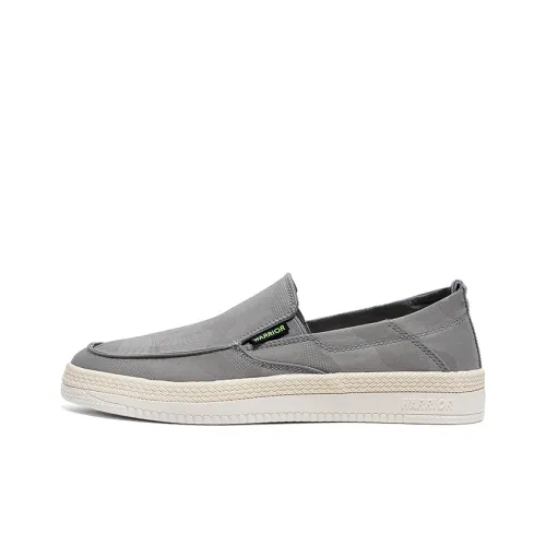 Warrior Мужские повседневные туфли Low Top Серые Мужские
