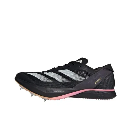 Adidas Adizero Avanti Беговые кроссовки Низкий топ Черный/Белый Унисекс
