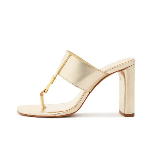 Schutz Шлепанцы 10 см Женские Желтые