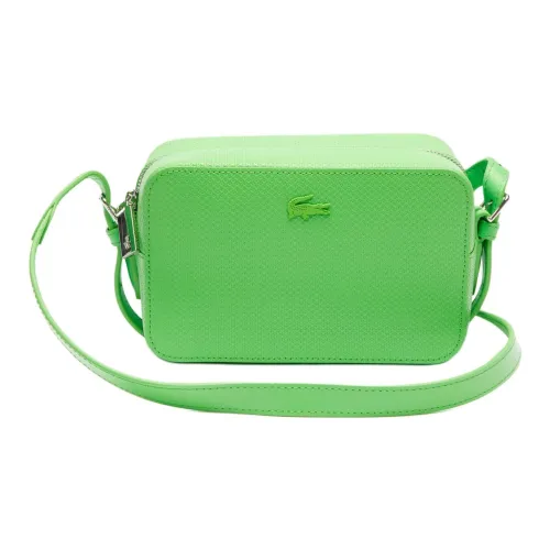 LACOSTE Сумка через плечо из коровьей кожи унисекс зеленая