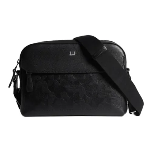 Dunhill Сумка через плечо из коровьей кожи мужская черная