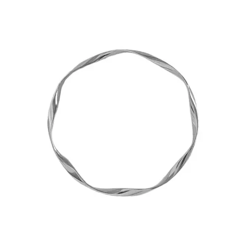 NATURALLYJOJO Титановые стальные браслеты женский серебряный золотой