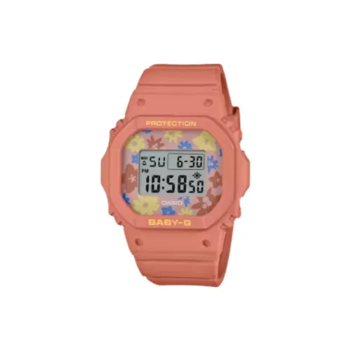 CASIO BGD 565 Collection Кварцевый механизм Смольный ремешок Часы унисекс Многоцветный циферблат