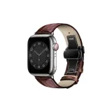 Коричневый - Коричневый с полосой, черная пряжка