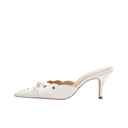 Schutz Домашние тапочки 8,2 см Женские Белые