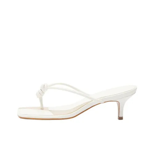 Schutz Шлепанцы 6 см Женские Белые