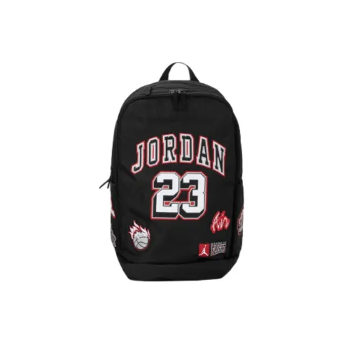 Jordan Polyester Backpack Medium Unisex Black Джордан Полиэстер Рюкзак Средний Унисекс Черный