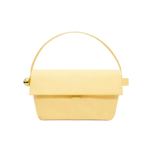 Jacquemus Smooth Leather Bag Сумка через плечо Женская Желтая