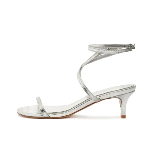 Schutz Sherry one Ремень Сандалии 4,8 см Женские Серебряные