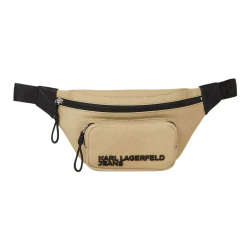 KARL LAGERFELD Хлопок Через плечо Бананка Мужской Хаки