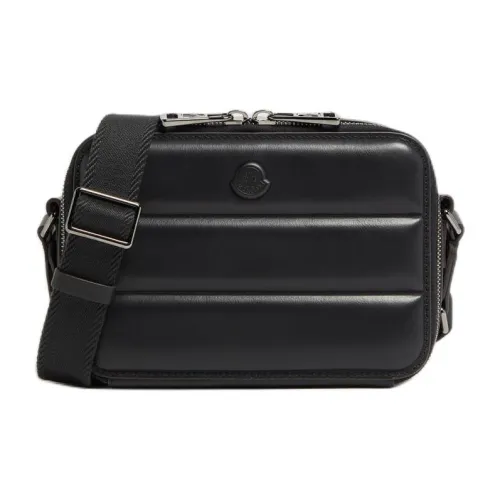 Moncler Сумка через плечо из коровьей кожи Мужская Черная