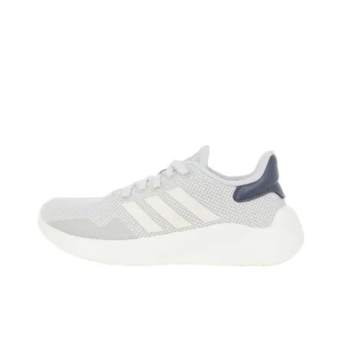 Adidas Slip-resistant Abrasion-resistant Low Top Casual Running Shoes Women's White Adidas Противоскользящие Аbrasion-resistant Низкие Топ Повседневные Беговые Кроссовки Женские Белые
