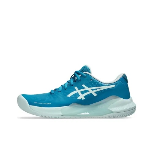 Asics Challenger 14 Low Top Теннисные Кроссовки Женские Синие Зеленые