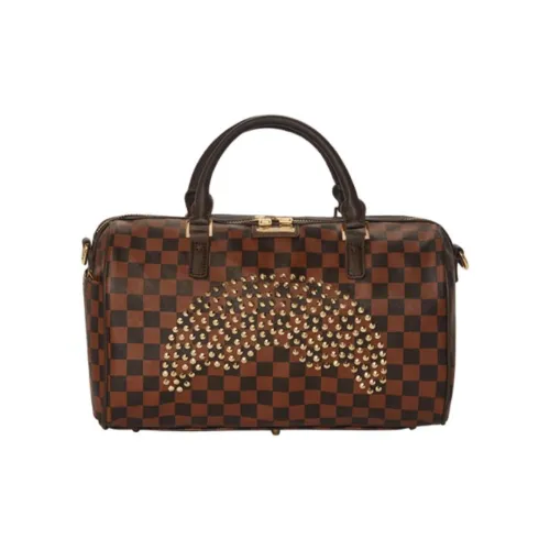 SPRAYGROUND Сумка через плечо из ПВХ Сумка среднего размера Женская Коричневая