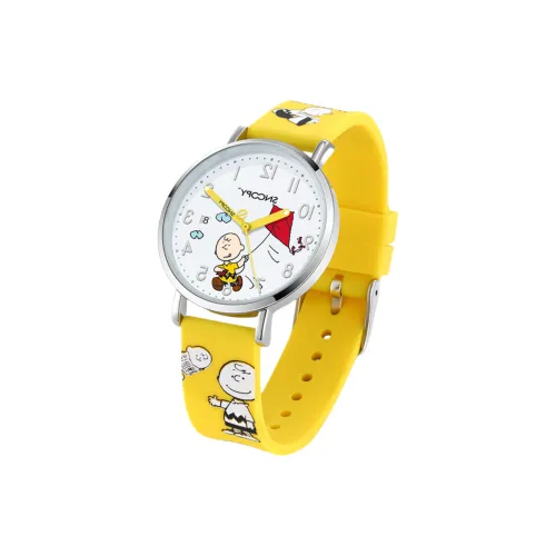 Снупи Кварцевый Movement Унисекс Часы 36 мм Белые