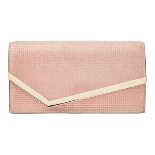 Jimmy Choo Ткань Клатч Сумка на плечо Женская Балетный розовый