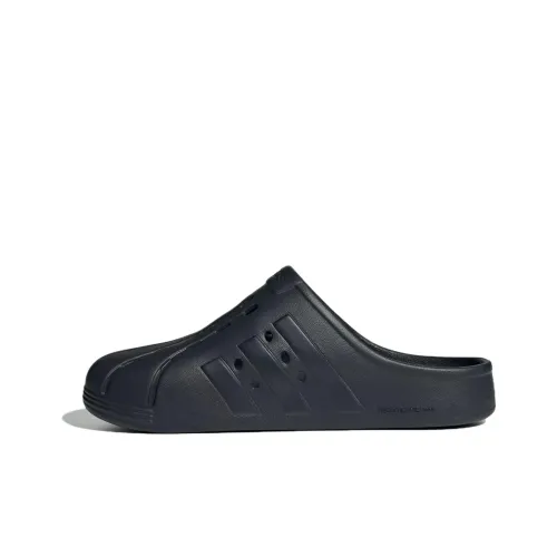 adidas Adilette Сабо Против потеющих ног против скольжения домашние тапочки унисекс черный