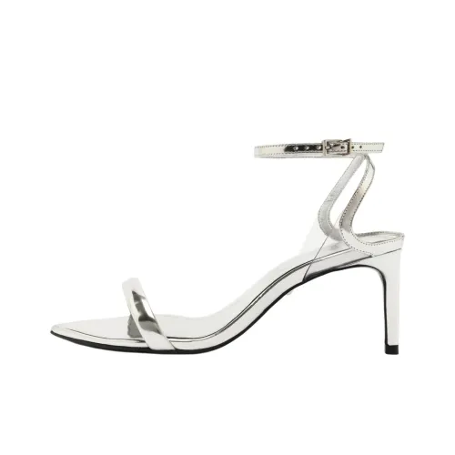 Schutz Skyes one Ремень Сандалии 7,6 см Женские Серебряные