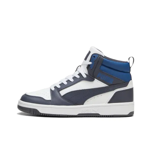 PUMA REBOUND High Top Скейтборд Кроссовки Унисекс Белый Зеленый