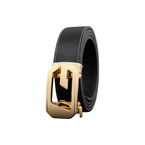 LUCKY LION Модный Роскошный Автоматический Застежка Ремень Повседневный Минималистский стиль Брюки Ремень Коровья кожа Ремни Мужской 3,5см