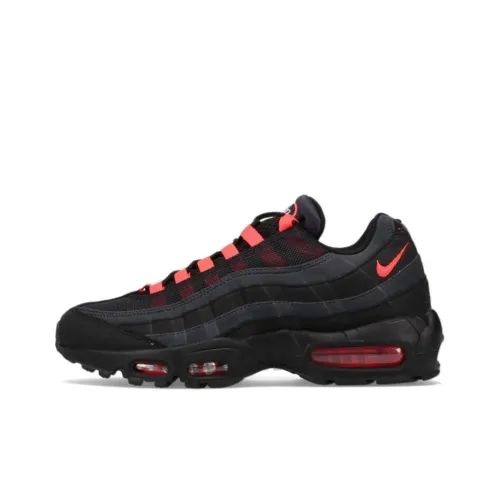 Nike Air Max 95 Low Беговые кроссовки Мужские Черные Красные
