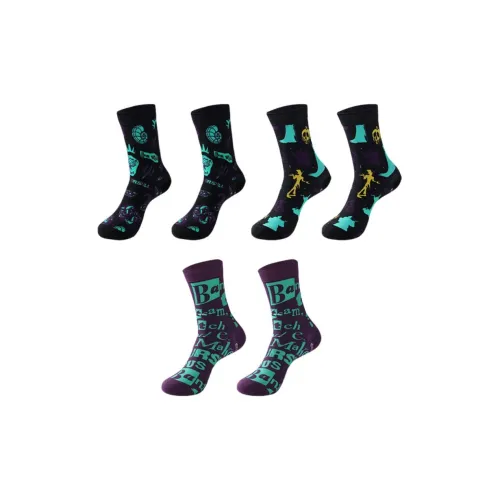 Disney Monster Company Смешанные цвета Мужские носки MID до икры