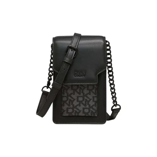 DKNY Кожа Сумка через плечо Женская Черная