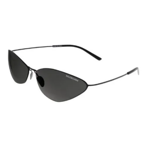 Balenciaga Титан Нерегулярная форма Солнцезащитные очки Женские Черный