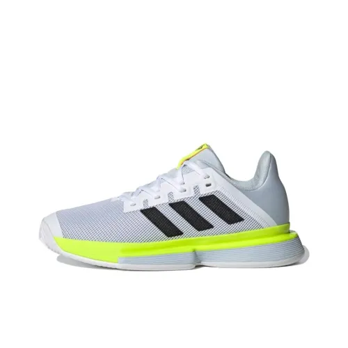 Adidas Solematch Bounce Дышащие Низкие Беговые Кроссовки Женские Серый Черный Зеленый