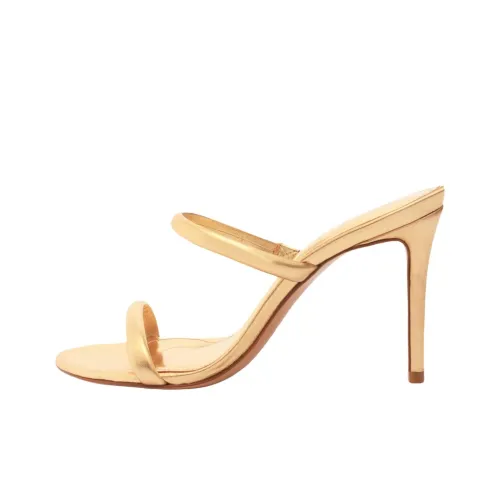 Schutz Слипоны 10 см Женские Золотые