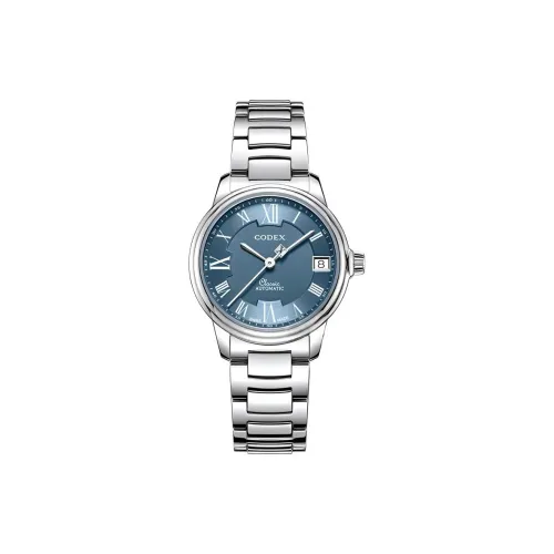 Codex Автоматический Механический Movement Женские Часы Classic Collection 32,5 мм Синие