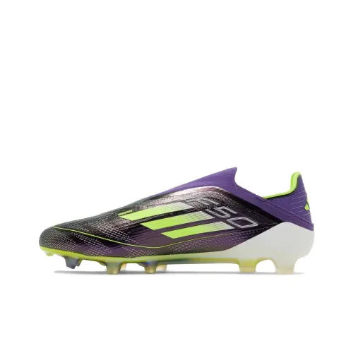 Adidas F50 ELITE Футбольные бутсы Низкие Топ Фиолетовый/Облачный Белый/Прозрачный Лимон Мужские