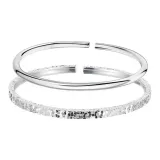 Сдавленный Ледяной Складной Кольцо Набор 2