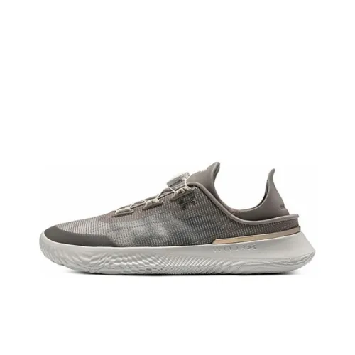 Under Armour Ua Flow Slipspeed Амортизация Износостойкий Низкий Топ Повседневные Беговые кроссовки Мужские Серый Белый