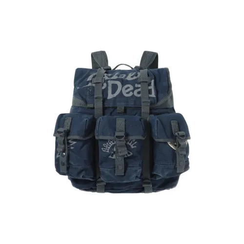 Thisisneverthat Хлопок Рюкзак Мужской Морской синий