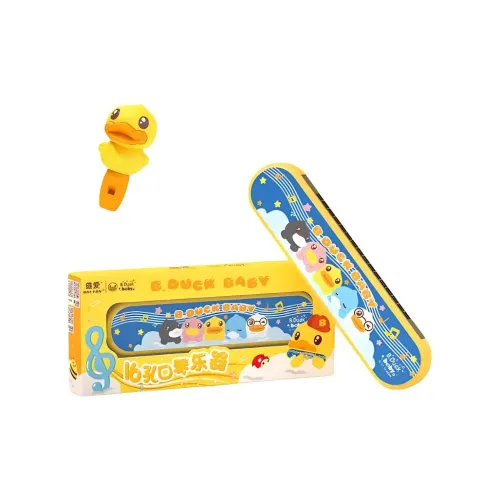 B.Duck Желтая Уточка Свисток Развивающие Игрушки