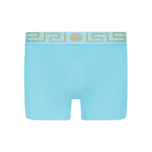 VERSACE Greca Border Длинный Трусы Нижнее белье Мужской 1 Пачка Светло-синий
