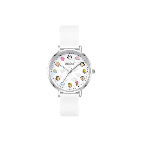Снупи Кварцевый Movement Унисекс Часы 32,5 мм Белый