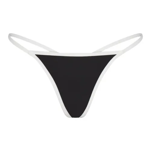 SKIMS FITS EVERYBODY Контрастный Комбинированный STRING Стринг Нижнее белье Женское 1 упаковка Onyx Onyx