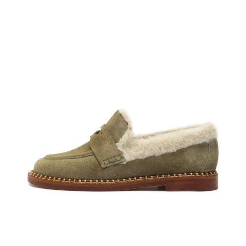 Schutz Christie Лоферы Женские Оливково-зеленый