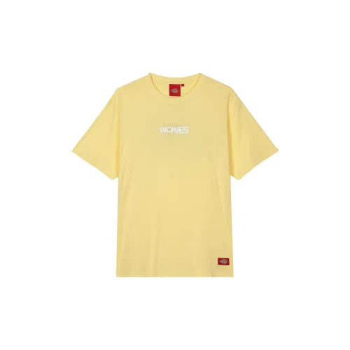 Dickies SS22 Рукав с оборванным плечом T-рубашка Unisex Light Желтый