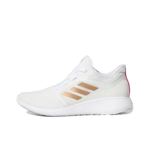 Adidas Edge Lux 3 Амортизаторы Шок Устойчивость к Сцеплению Низкий Топ Марафон Беговые кроссовки Женские Белые