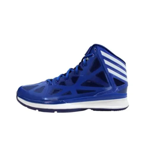 Adidas Crazy Shadow 2 Амортизация Износостойкие Высокие Баскетбольные Кроссовки Унисекс Синий