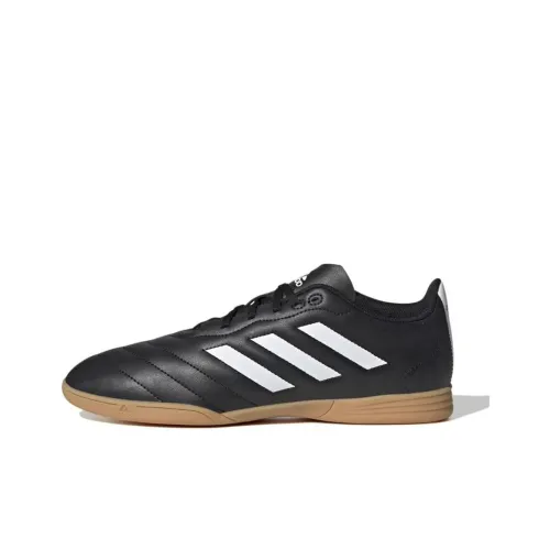 Adidas IC IN Противоскользящие устойчивые к истиранию футбольные бутсы для мужчин белые черные коричневые