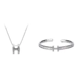 Ожерелье с кулоном «тонкая талия» + Тонкая талия браслет