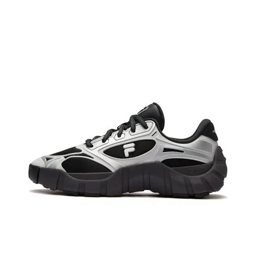 FILA FUSION BONE DX Spine Shoes Покрытие Низкий Топ Повседневный Мужской Черный Серый